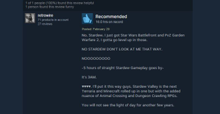Illustration for article titled Stardew Valley, As Told By Steam Reviews